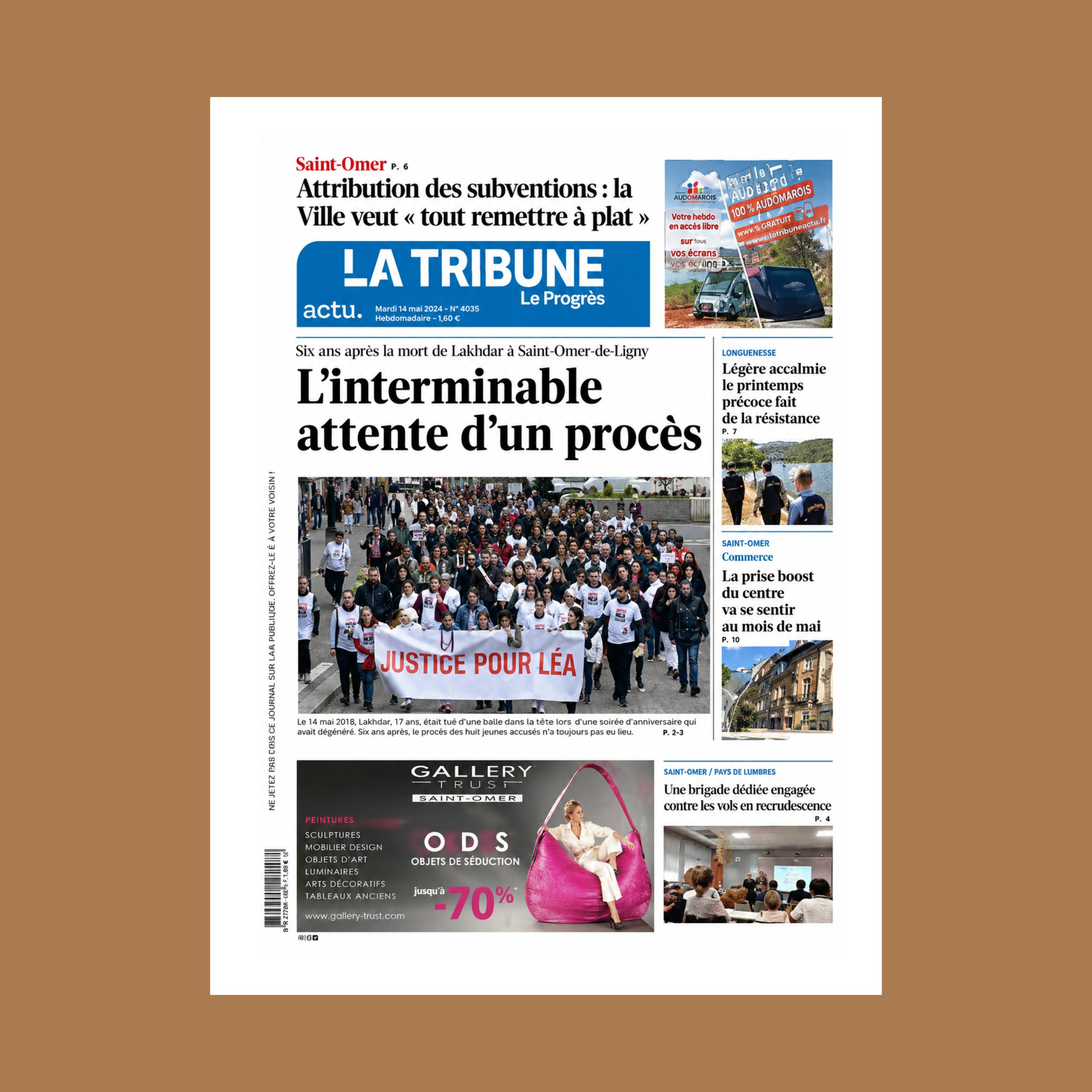 Le progr&egrave;s - article Thibaut FREYCHET
